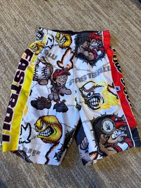 Flow Society Baseball Graphic Athletic Shorts